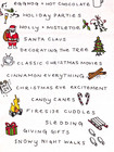 New Christmas Holiday Dish Towel 100  Cotton What I Love About Xmas