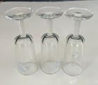 3 Eastern Airlines Stemmed Glasses  Wings Of Man Logo  Cordial