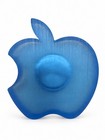 Apple Computer  Inc  Blue Apple Logo Mac Os Analog Metal Desk Clock W  Box