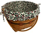 Longaberger Holiday Hostess Sleigh Bell Christmas Basket 1994