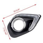 Drl Daytime Running Fog Lights Cover For Mitsubishi Outlander Sport Asx 2013-15