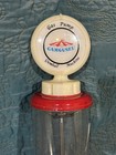 Vintage Carousel Gas Pump Gum Ball Machine Candy Vending Dispenser 21-1 2    Tall