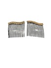 Hair Comb Vintage Set Of 2 W rhinestones And Magic Combs 3pieces