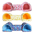 Hamster Tunnel Bed Tunnel Rabbits Toy Soft Cave House For Hamster For Guinea Pig
