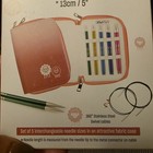 Knitpro Zing Starter Interchangeable Circular Aluminum Needle Set 5in   5 Sizes