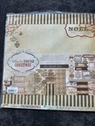 Mme Lost And Found Christmas Paper Kit chipboard Rhinestones brads stickers