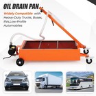 20g Low Profile Oil Drain Pan 12v 180w Electric Pump 8ft Hose Folding Handle