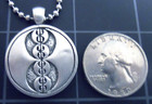 Crop Circles Necklace Stainless Chain New Alien Pendant Ufo Formation Charm