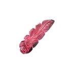 Loose Gemstone Natural Certified Pink Tourmaline Hand Carved Fancy Flower A1451