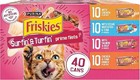 Purina Friskies Gravy Wet Cat Food Variety Pack  Surfin    Turfin    Pack Of 40 