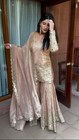Salwar Kameez Indian Pakistani Wedding Party Wear Dress Bollywood Suit Sharara