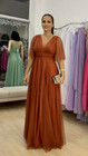 Sparkly Mother Of The Bride Dress V Neck Long A Line Formal Wedding Guest Gown
