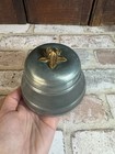 Vintage Aluminum Powder Puff Music Box Decorative Musical Powder Box Works   