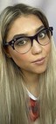 New Versace Mod  3232185 Purple 52mm Cat Eye Women s Eyeglasses Frame Italy