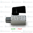 Genuine Rub Valves 1 4  Male X 1 4  Female Npt S35bz0 Ball Valve Made In Italy