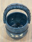 Vintage Ceramic Wall Basket Weave Pottery