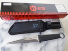 K25 Tactical Ring Dagger Fixed Blade Boot Knife Full Tang Shank Clip Sheath New