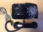 Itt  Rotary Dial Telephone Black  Nos