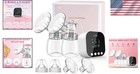 Efficient Breastfeeding Pump - Led Display  Adjustable Suction   Bpa Free
