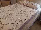 King Size Beautiful Quilt Purple Flowers