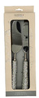 David Tutera Wedding Silver Crystal Bling Cake Knife   Server Set New