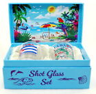 Cuba Caribbean Boxed Shot Glass Set  set Of 2 