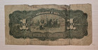 Haiti 1 Gourde 1916 P137 Pick 137 Dessalines Banque Nationale Overprint Banknote