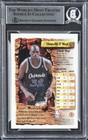 Magic Shaquille O neal Authentic Signed 1993 Finest  3 Card Bas Slabbed