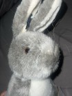 Rare 1986 Applause Vintage Gray Bunny Rabbit Plush Guinivere Stuffed Animal Grey