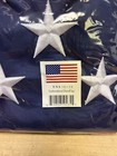 Embroidered Us Flag 3   ft X 5   ft Poly Brass Grommets Usa American Flag