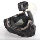 Hk Army Paintball Airsoft Goggle Mask Camera Mount For Gopro Go Pro - Black