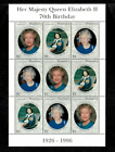 Dominica 1996 - Queen Elizabeth Ii - Sheet Of 9 Stamps - Scott  1843 - Mnh