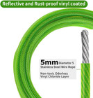 10ft Tie Out Cable For Dogs Up To 350lbs Dog Leads For Yard- And Camping No Tang