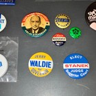 Vintage Political Campaign Button Lot Stevenson Clinton Roosevelt Mccarthy
