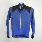 Assos Cycling Jacket Xl Blue Black Swiss Series Full Zip Reflective Road Bike