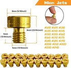 Ygq 30 Pcs Carburetor Main Jet And Pilot Slow Jet Kit For Mikuni Large Round