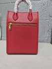 Delta Sigma Theta Crossbody Bag   Dst Red Cross Body Bag With Emboss Crest 