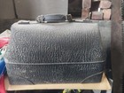 Vtg Antique  Doctors Leather Bag Satchel Dentist Medical Large