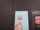 Phillips 66  Gas Maps Usa Lot Of 2 Foldout  60s Eastern United States