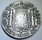 1811 Jp Peru Proper Bust Repaired Silver 8 Reales Genuine Spanish Colonial Coin
