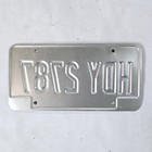 Ohio License Plate     free         1 W random Letters     s   Read Desription