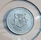 2000 Bu Somalia 10 Shillings Asian Astrology Commemorative Animal Coin-monkey
