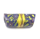 Rare Old Venetian Antique Chevron Cane Yellow Band Millefiori Trade Beads- 1979