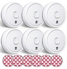 New - 6 Pack - Ecoey Photoelectric Smoke Alarm - Fj138 - We Pay S h