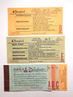 Disneyland Rare 1964 Adult Vintage A - E Park Ride Admission Ticket Book Disney