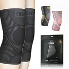2 Pcs Knee Sleeve Compression Brace Support Sport Joint Pain Arthritis Relief
