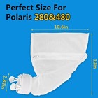 2pc Pool Cleaner All Purpose Filter Bag K16 Replacement Fits For Polaris 280 480