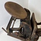 Vintage Cast Iron Baltimore Printing Press