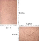 Vintage Stationary Set - 24 Sheets Of Letter Paper  12 Envelopes  60 
