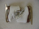 New Glacier By Jackson 120 Ice Figure Skates White Girls Youth Kids  Size 10